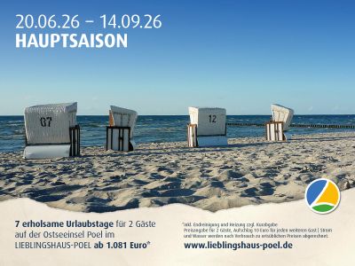 Geniessen Sie das Strandleben in der Hauptsaison